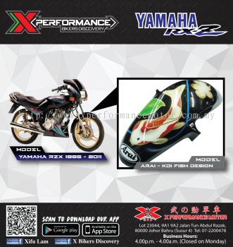 RXZ FRONT FENDER - KOI FISH DESIGN