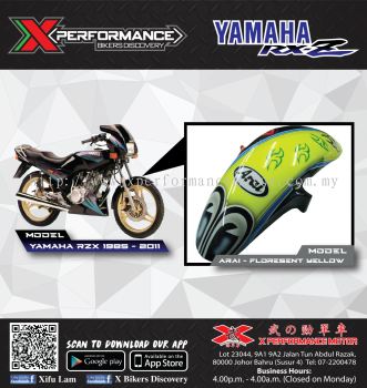 RXZ FRONT FENDER - YELLOW FLORESENT