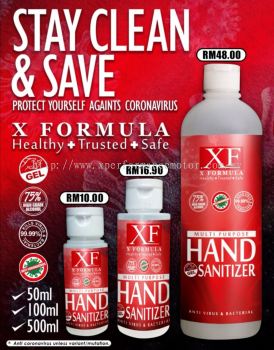 HAND SANITIZER X FORMULA GEL ALCOHOL 75 % 500ML (.   ) 