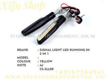 SIGNAL LED ASSY RUNNING 04 2IN1 YELLOW CS-SLL08