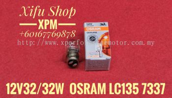 HEAD LIGHT BULB 100%ORIGINAL 12V32/32W  LC135, SPARK135, Y125Z, RXZ135 CATALAZY OSRAM7337 LWAEE 