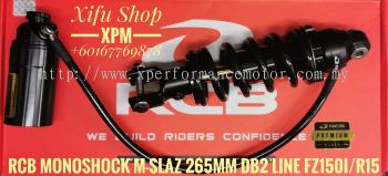 RCB MONOSHOCK FZ150I /R15/M-SLAZ 265MM DB-2 LINE (G-BK) 01M0183Z MKIMIEE 