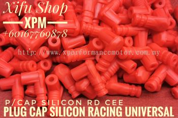 PLUG CAP SILICON RACING UNIVERSAL RED P/CAP SLC RD IEE 