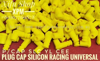 PLUG CAP SILICON RACING UNIVERSAL YELLOW P/CAP SLC YL IEE