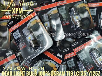 HEAD LIGHT BULB LED T19 100% ORIGINAL OSRAM 7735CW 5/6W 13.5V P15D-25-1 7735CW LHIE 