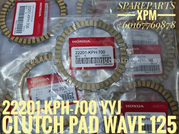 CLUTCH PAD/DISK, CLUTCH FRICTION (1PC) WAVE 125 22201-KPH-700 NEE