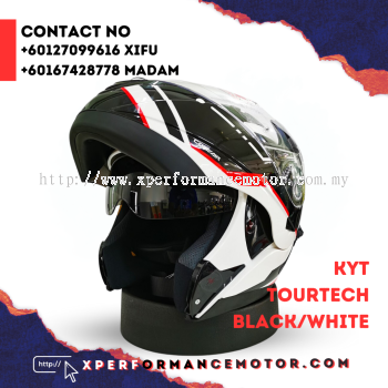 KYT Tourtech Black/White