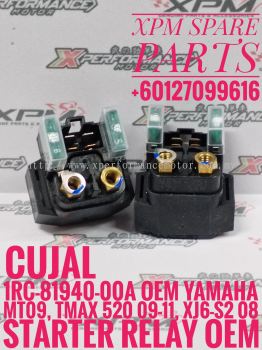 STARTER RELAY OEM YAMAHA KAWASAKI MT09, TMAX520 09-11, XJ6 S2-08 1RC8194000A CUJLA