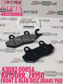 FRONT & REAR DISC BRAKE PAD FOR KR150RR, ZX150