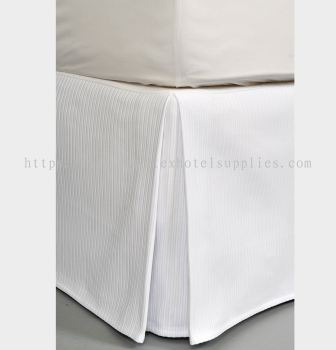 Customize Bed Skirting Supply 100% Polyester 