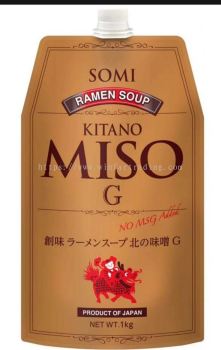 SOMI RAMEN SOUP KITANO MISO  G 1KG BC 4973918168154