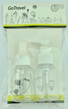 T937C GoTravel 2pcs Plastic Bottle Set