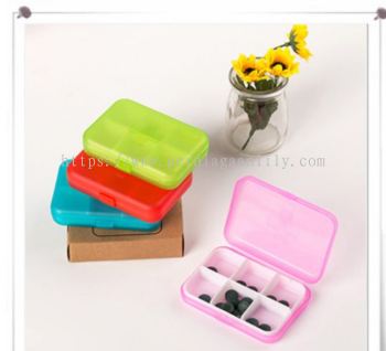 6 Compartment Pills Box 