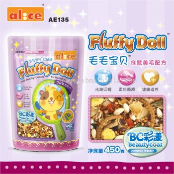 AE135 Alice Fluffy Doll Hair Beauty Formula for Hamsters 450g