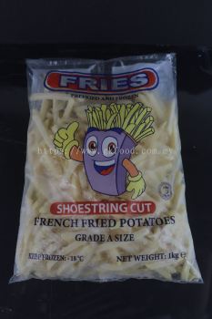 Prefried & Frozen Shoestring Cut French Fried Potatoes (Grade A Size) 1kg