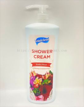 Totalclean Shower Cream Tender Floral 1L