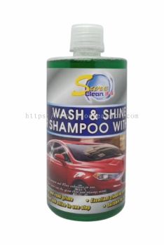 SC Wash & Shine Car Shampoo With Wax 600g