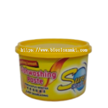 Sure Clean Dishwash Paste 500g Lemon 