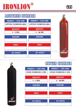Acetylene Cylinder & Oxygen Cylinder