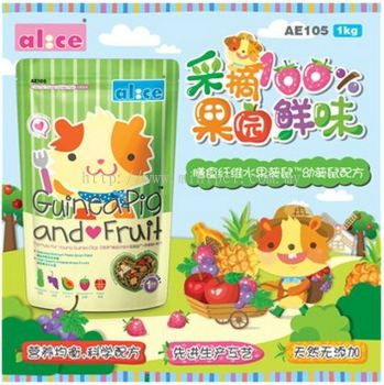 AE105 Alice Guinea Pig & Fruit 1kg (Young)