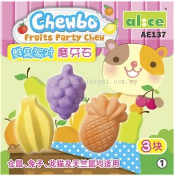 AE137 Alice Chewbo Fruits Party Chew 3pcs