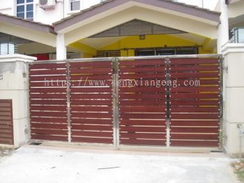 Stainless Steel Swing Main Gate