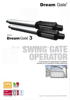 DREAM GATE 3 (FOR SWING & FOLDING GATE)