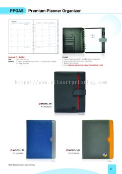 Singapore Diaries, Note Books Table Planner 2025