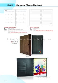 Singapore Diaries, Note Books Table Planner 2025