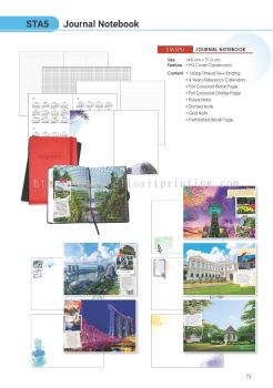 Singapore Diaries, Note Books Table Planner 2025