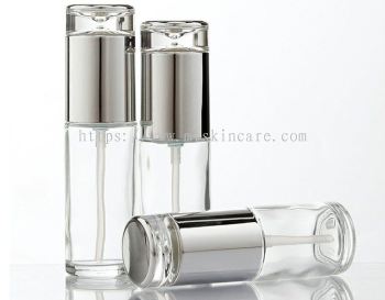 30ml Glass Bottle With A Drop Of Water