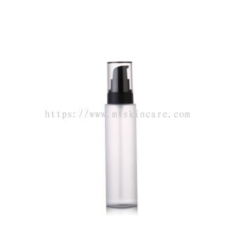 150ml frosted bottle separate bottle with black lid