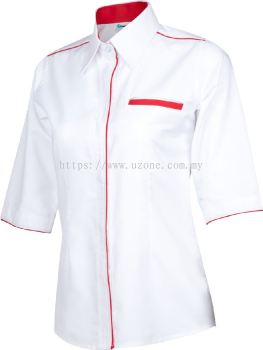 OF1101 (Ready Stock) White / Red