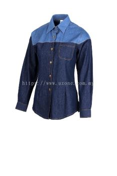 JL08(Ready Stock)  . Navy / Light Blue