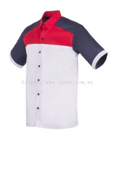 FC3602 (Ready Stock) Light Grey / Red / Navy