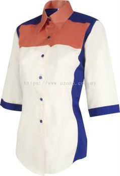 FC3703 (Ready Stock) CREAM / PEACH / ROYAL BLUE