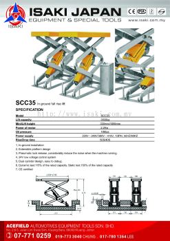 SCC35 In Ground Full Rise Lift