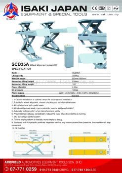 SCD35A Wheel Alignment Scissor Lift