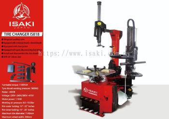 Fully Automatic Car Tyre Changer Machine with Helper Arm IS818