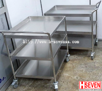 SST 304 3 Layers Trolley