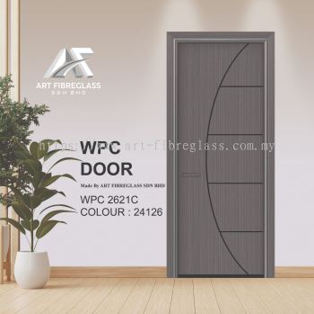 ART FIBRE WPC ALUMINIUM SWING DOOR - Craving Design WPC2621_24126