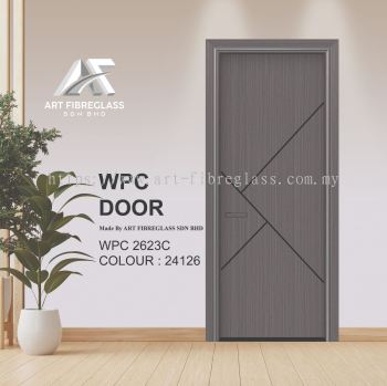 ART FIBRE WPC ALUMINIUM SWING DOOR - Craving Design WPC2623_24126
