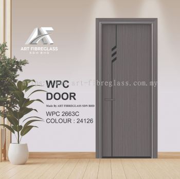 ART FIBRE WPC ALUMINIUM SWING DOOR - Craving Design WPC2663_24126