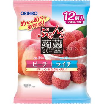 ORIHIRO KONJAC PEACH & LYCHEE 白桃荔枝