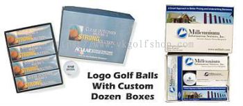 Custom Packaged Logo Golf Balls