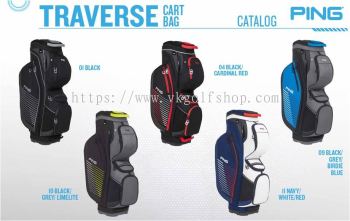 Ping 2016 Traverse Cart Bag (Navy/White/Red)