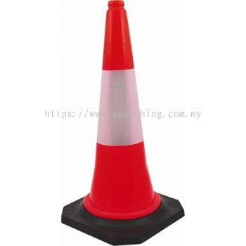 Safety Cone Black Base 30" 