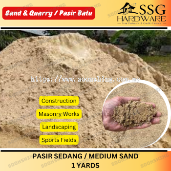 PASIR SEDANG / MEDIUM SAND 1 YARDS