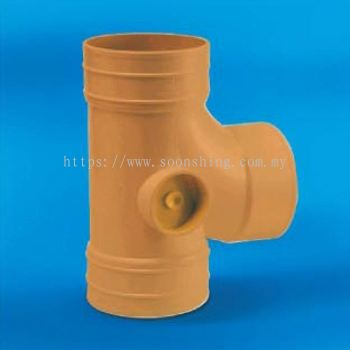 UPVC Underground Fittings Equal Single Branch 4" (110MM)