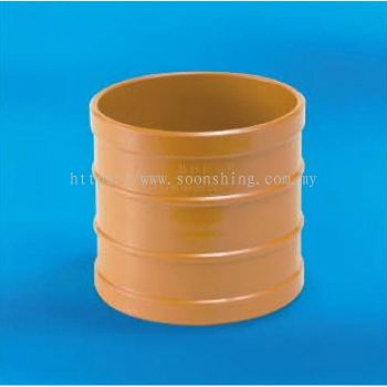 UPVC Underground Fittings Straight Coupling 4" (110MM)